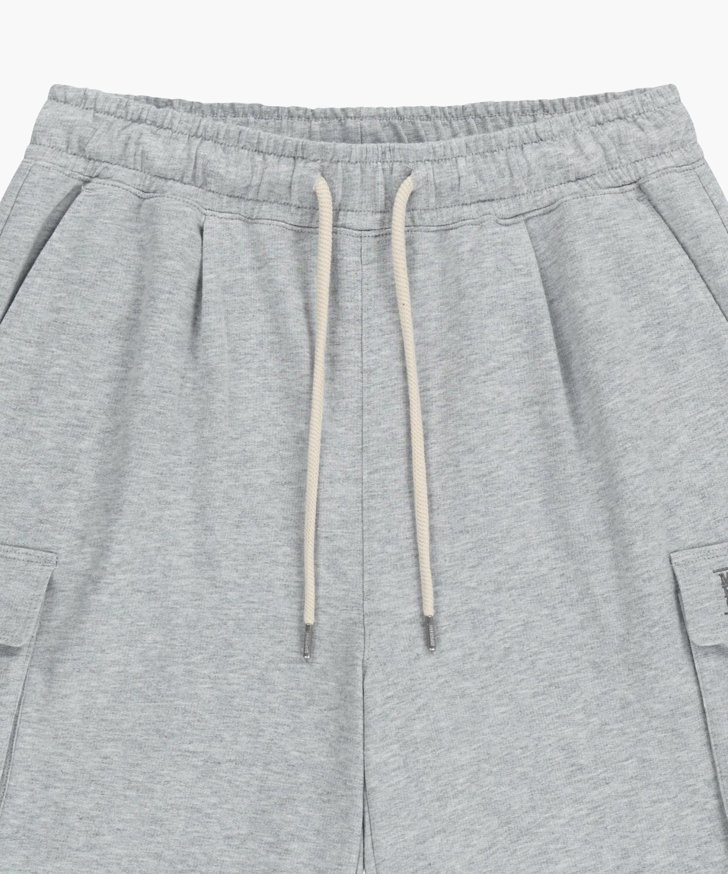 Marithe & Francois Girbaud - Classic Logo Cargo Sweat Shorts (Heather Gray) product image 8 | TRAB K-Fashion Australia