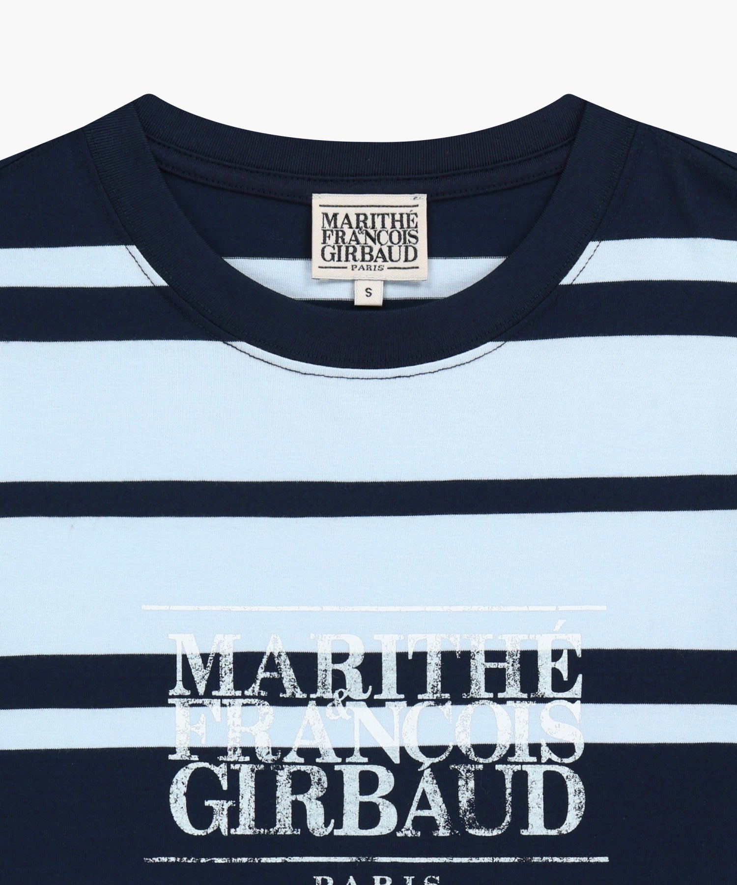 Marithe & Francois Girbaud - Crack Classic Logo Long Sleeve Tee (Stripe) product image 8 | TRAB K-Fashion Australia