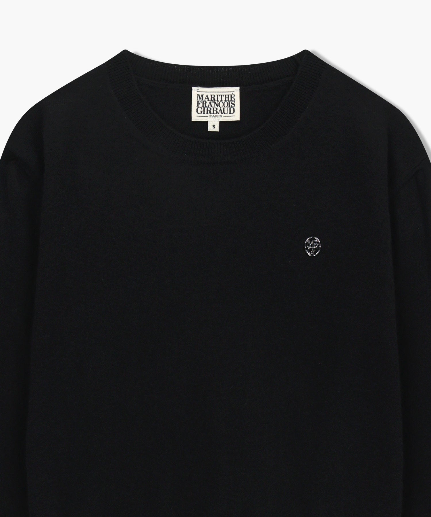 Marithe & Francois Girbaud - Basic Crop Knit Pullover (Black) product image 8 | TRAB K-Fashion Australia