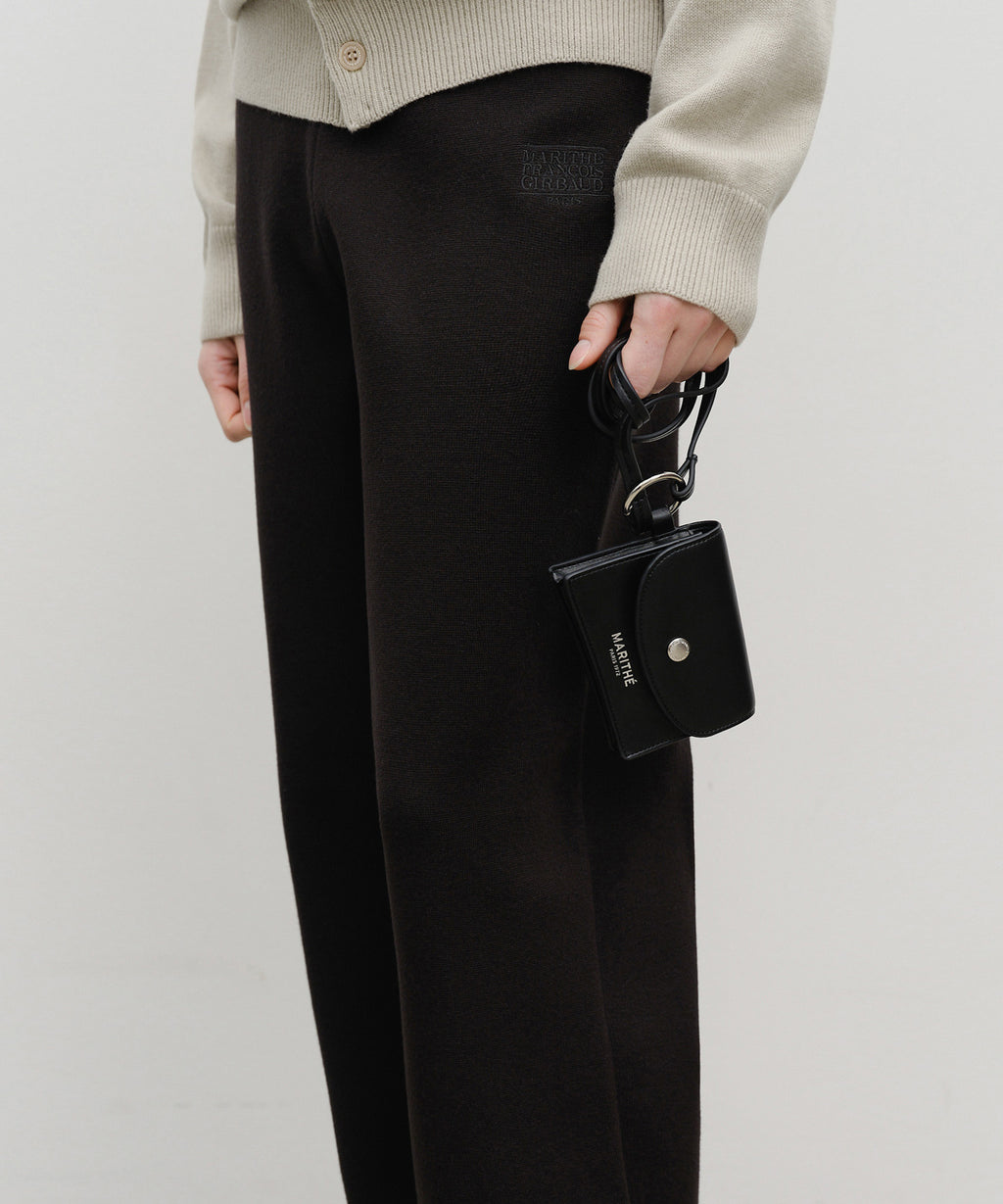 Marithe & Francois Girbaud - Regular Logo Keyring Wallet (Black) product image 8 | TRAB K-Fashion Australia