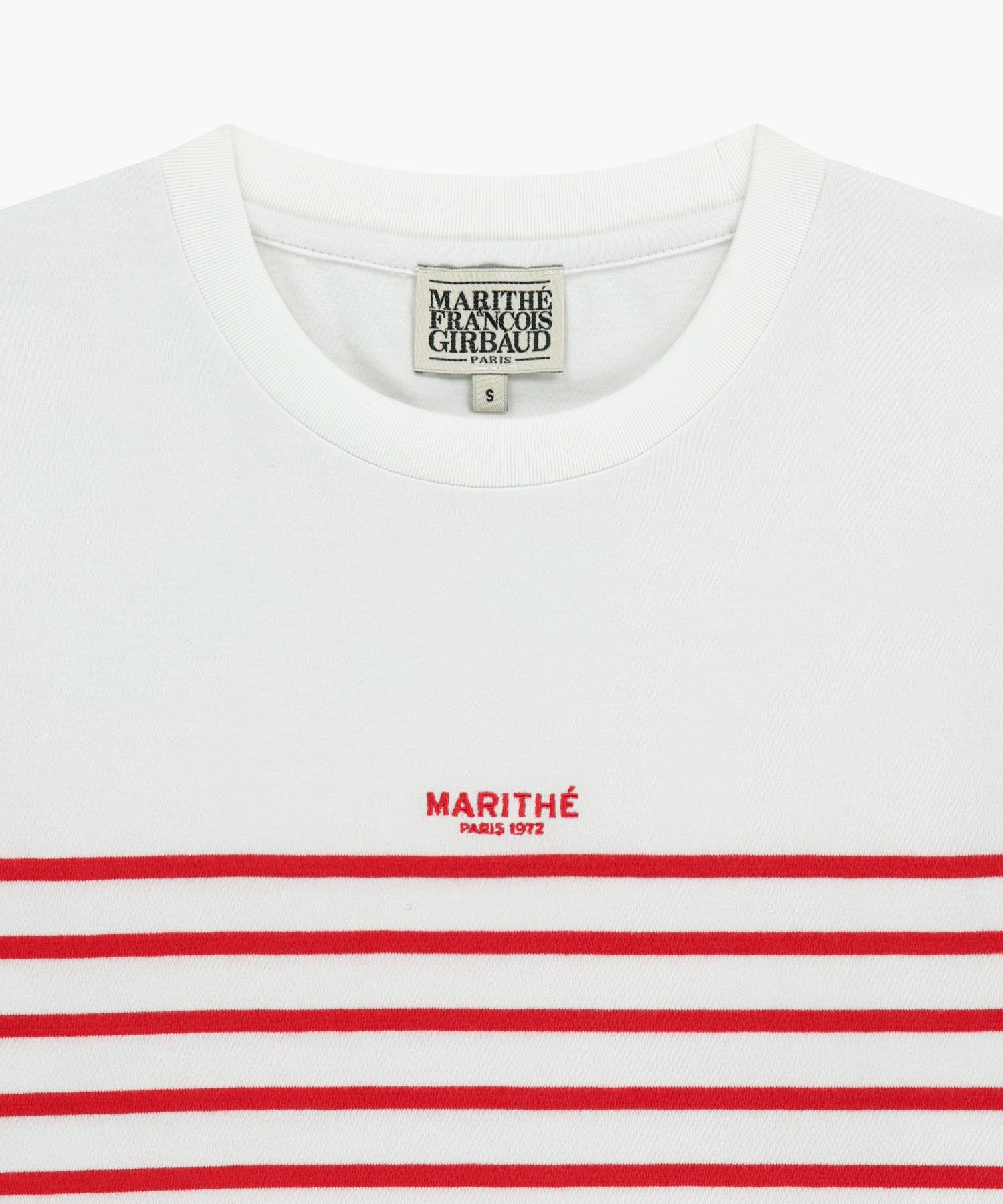 Marithe & Francois Girbaud - Block Stripe Long Sleeve Tee (Red) product image 8 | TRAB K-Fashion Australia