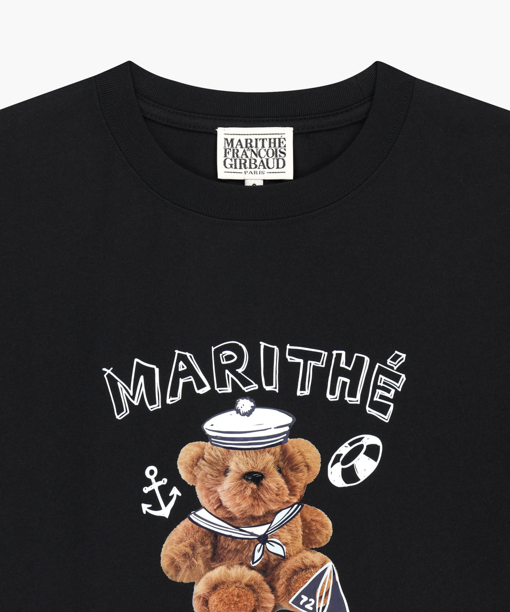 Marithe & Francois Girbaud - Marine Drawing Doodle Graphic Tee (Black) product image 8 | TRAB K-Fashion Australia