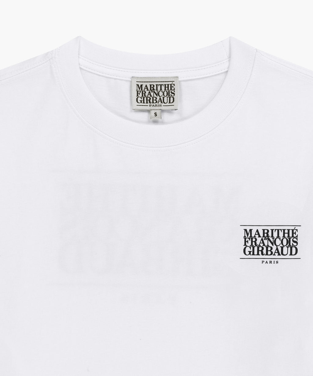 Marithe & Francois Girbaud - Back Classic Logo Long Sleeve Tee (White) product image 8 | TRAB K-Fashion Australia