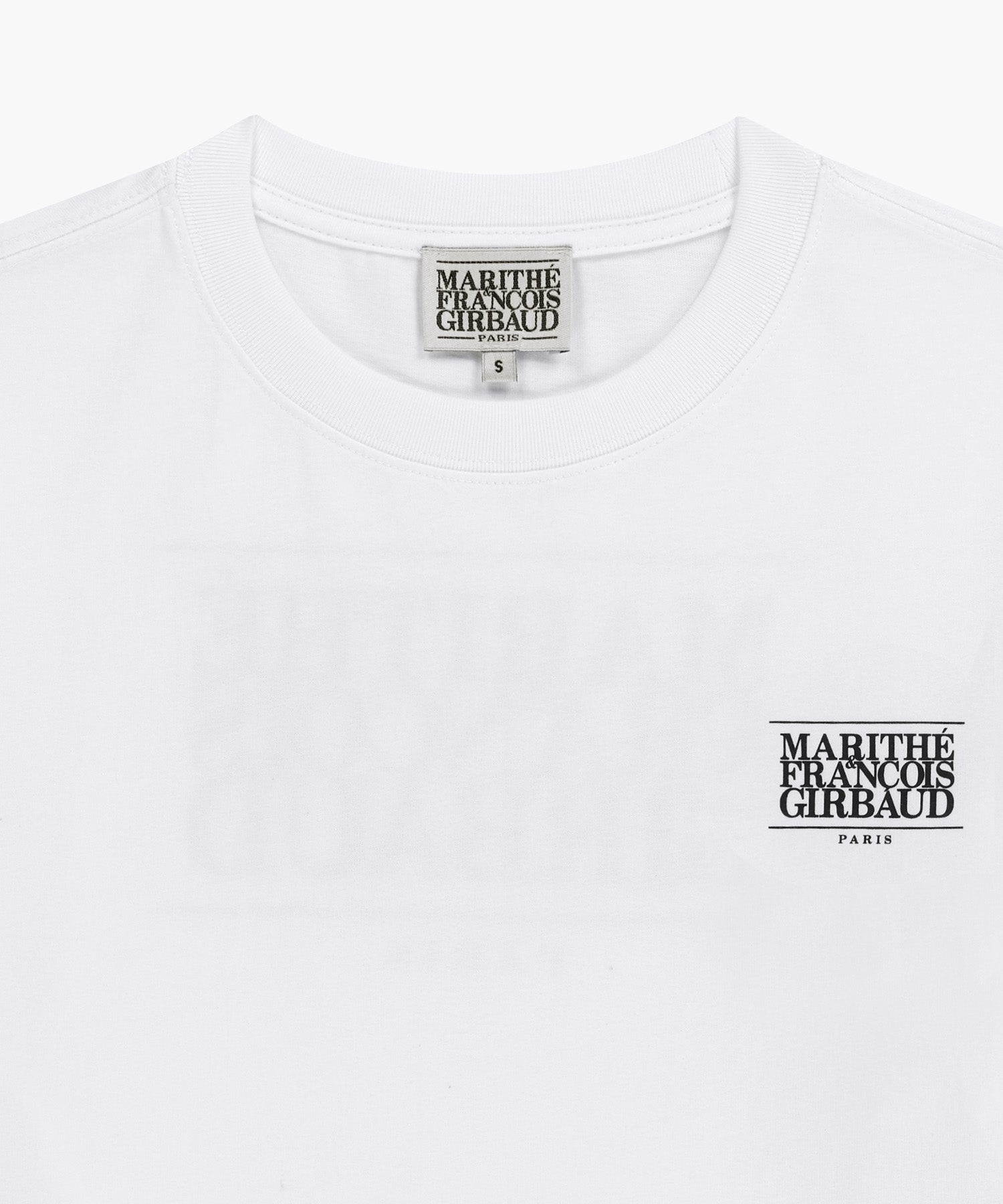 Marithe & Francois Girbaud - Back Classic Logo Long Sleeve Tee (White) product image 8 | TRAB K-Fashion Australia