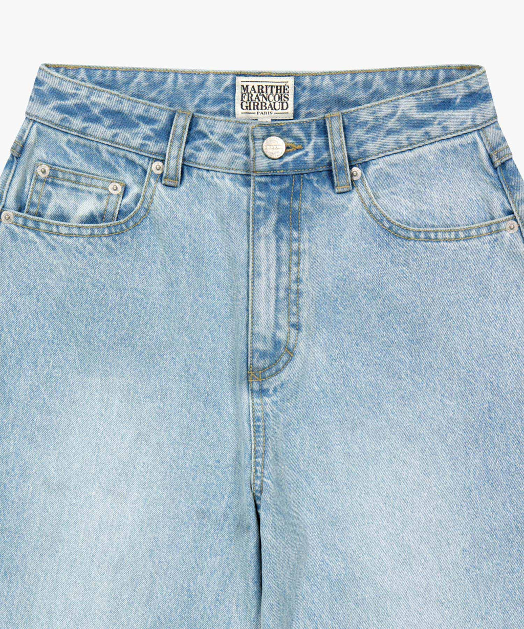 Marithe & Francois Girbaud - Curved Denim Pants (Light Blue) product image 10 | TRAB K-Fashion Australia