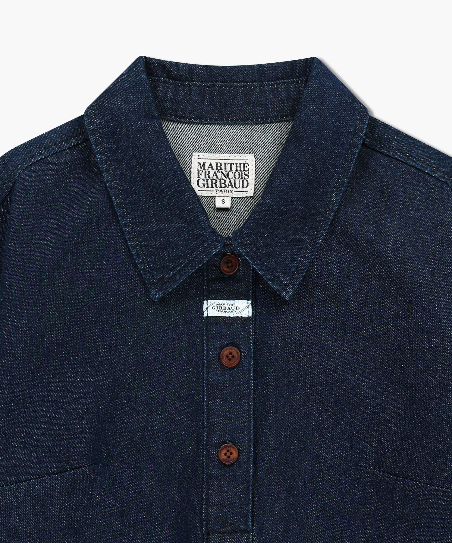 Marithe & Francois Girbaud - Denim Long Sleeve Dress (Dark Blue) product image 8 | TRAB K-Fashion Australia