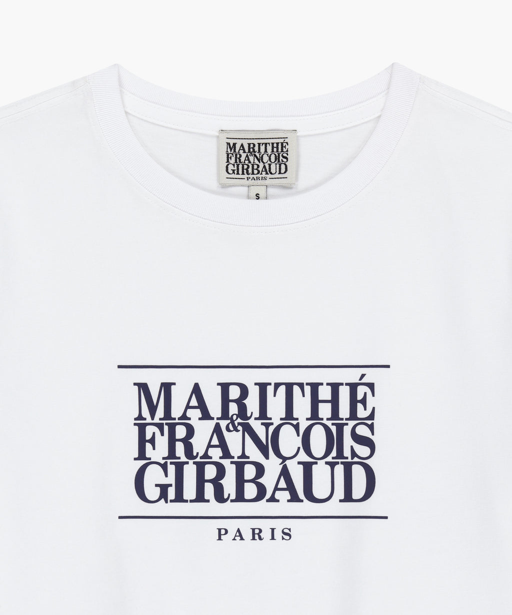 Marithe & Francois Girbaud - Classic Logo Crop Tee (White) product image 8 | TRAB K-Fashion Australia