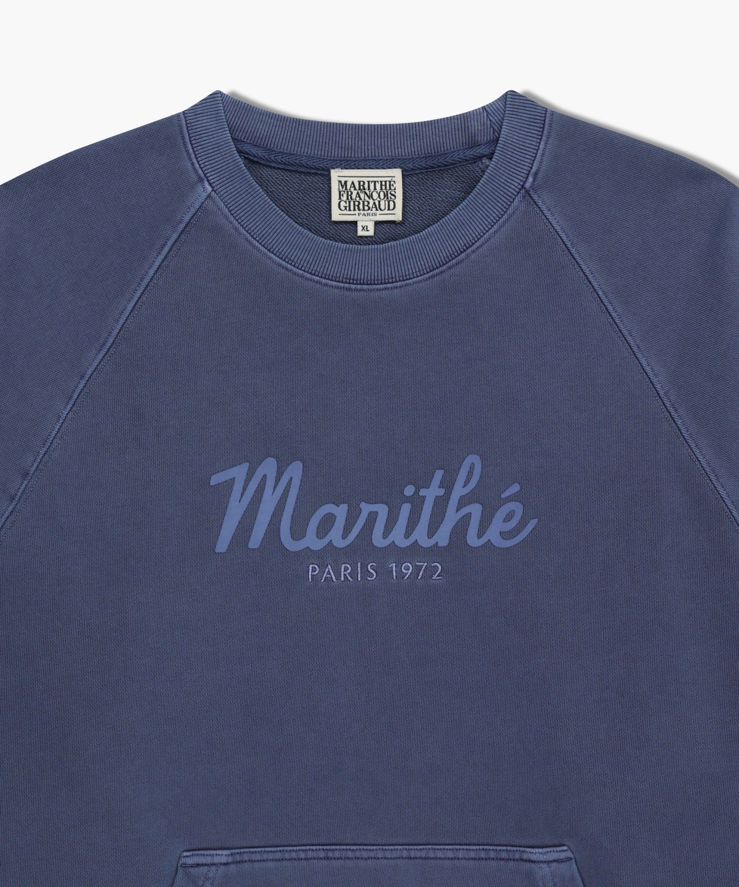Marithe & Francois Girbaud - Garment Dyed Oversized Sweatshirt (Navy) product image 11 | TRAB K-Fashion Australia