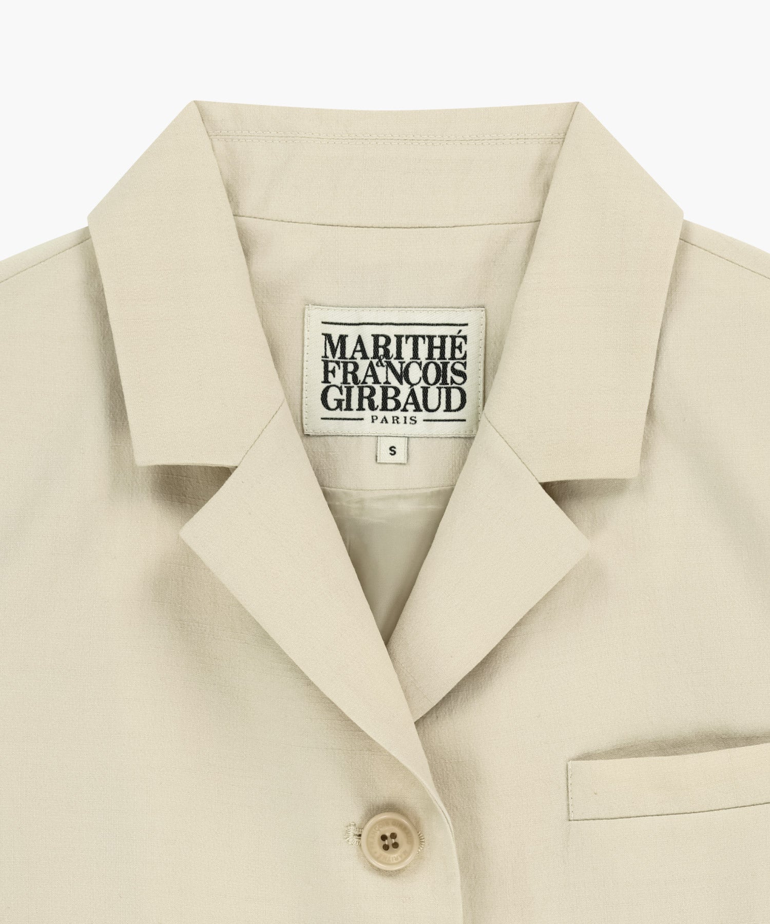 Marithe & Francois Girbaud - Half Sleeve Jacket (Beige) product image 8 | TRAB K-Fashion Australia
