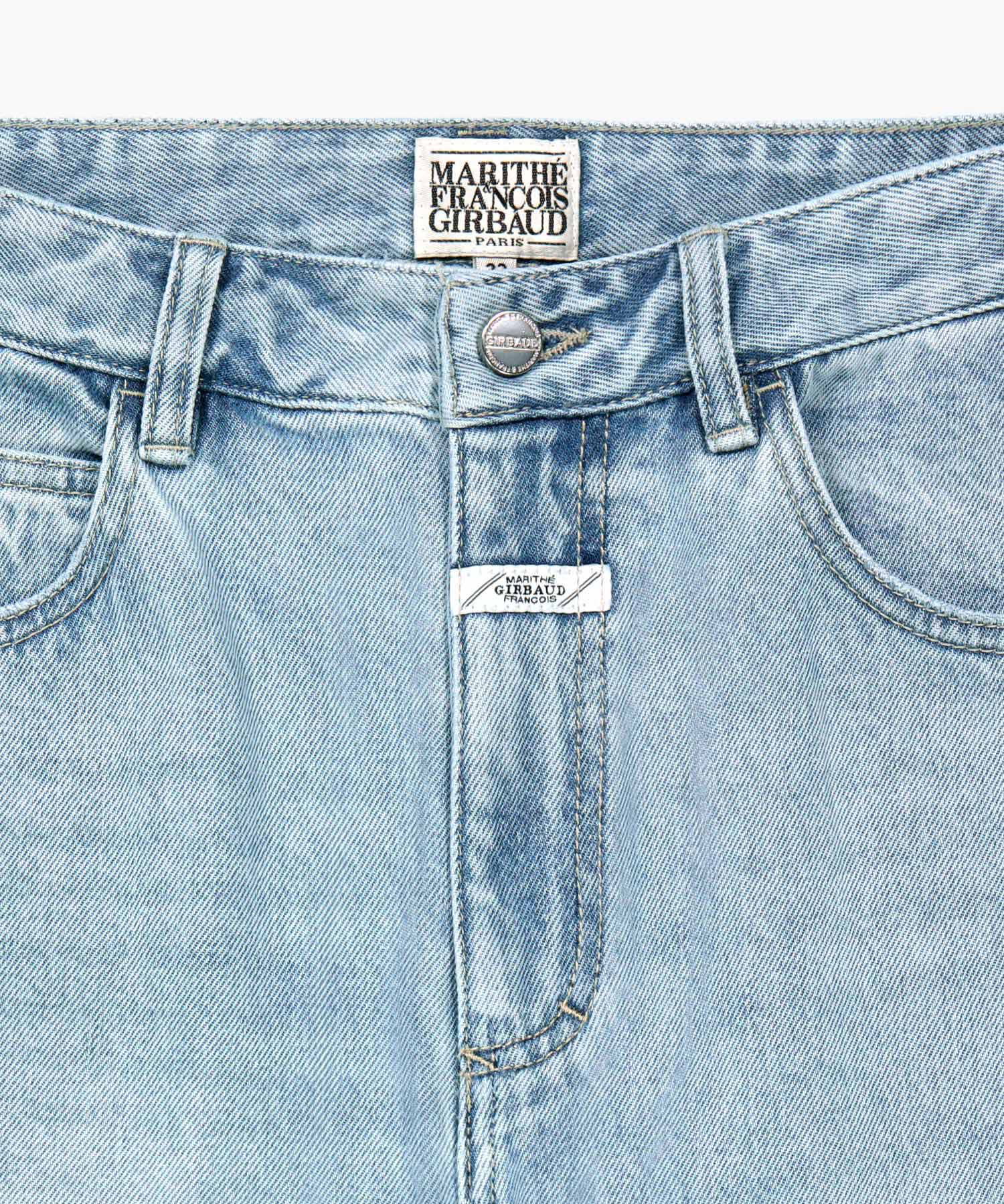Marithe & Francois Girbaud - New M High Straight Denim Pants (Light Blue) product image 8 | TRAB K-Fashion Australia