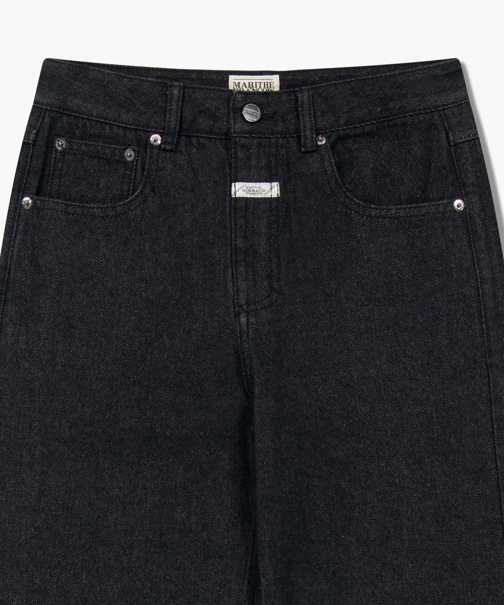Marithe & Francois Girbaud - Straight Fit Raw Denim Pants (Black) product image 8 | TRAB K-Fashion Australia