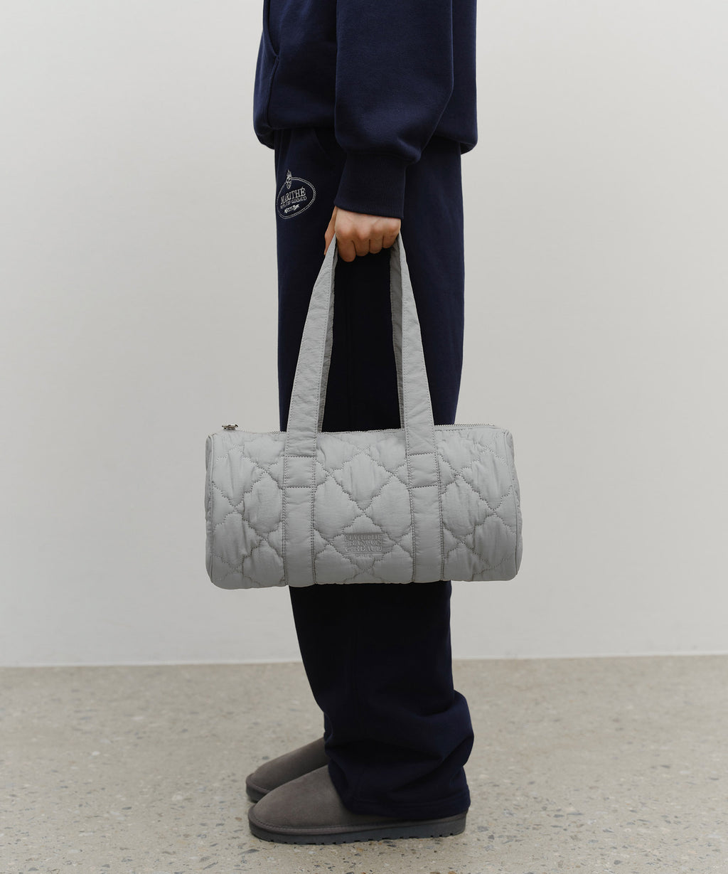 Marithe & Francois Girbaud - Classic Logo Padding Duffle Bag (Gray) product image 8 | TRAB K-Fashion Australia