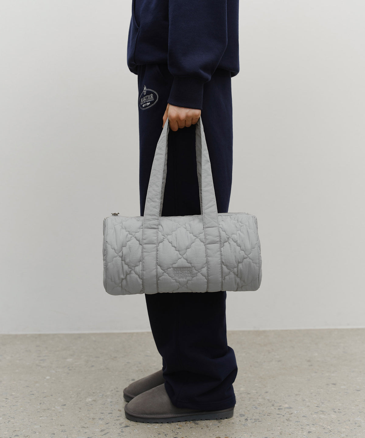 Marithe & Francois Girbaud - Classic Logo Padding Duffle Bag (Gray) product image 8 | TRAB K-Fashion Australia