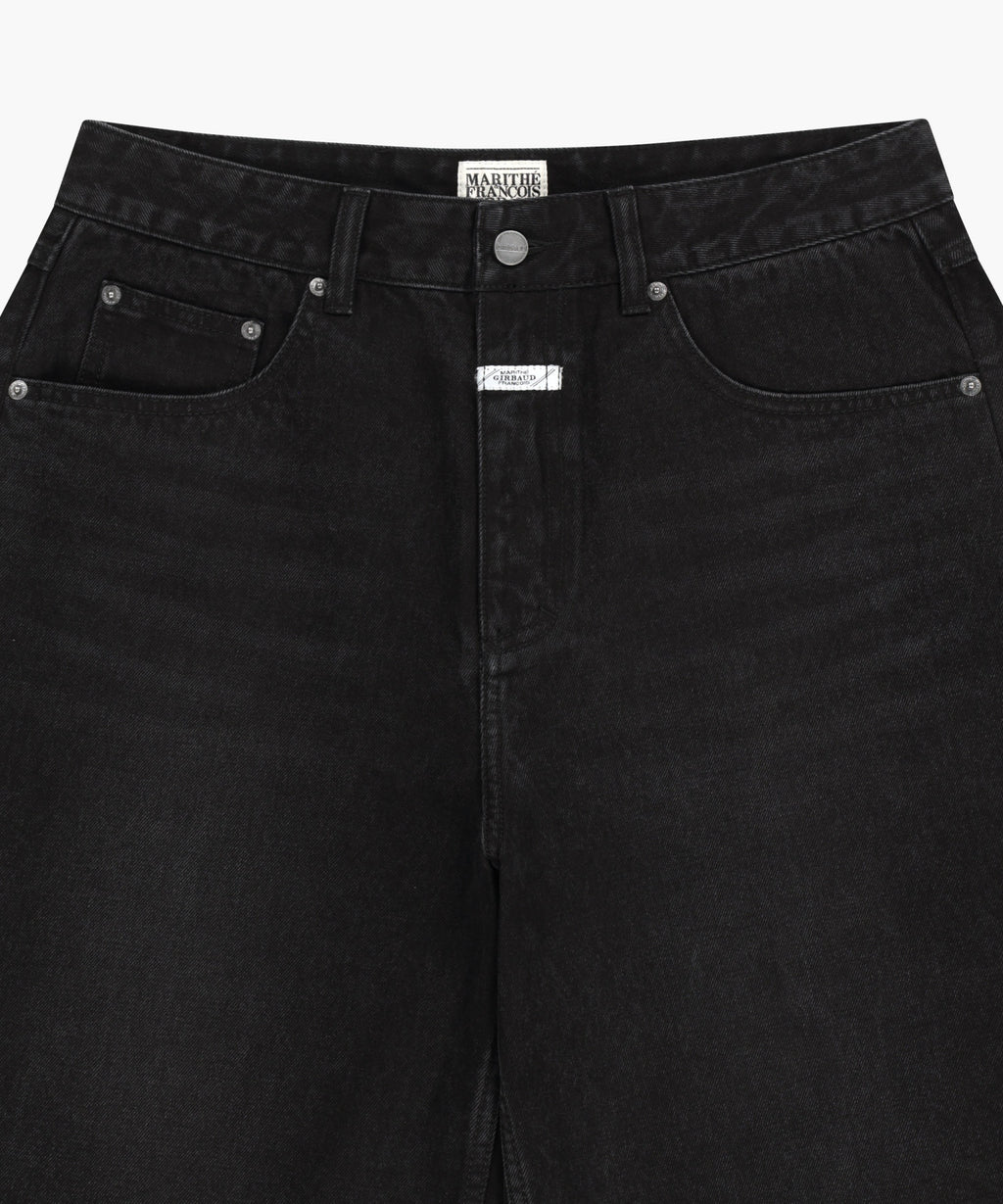 Marithe & Francois Girbaud - Bermuda Denim Pants (Black) product image 8 | TRAB K-Fashion Australia