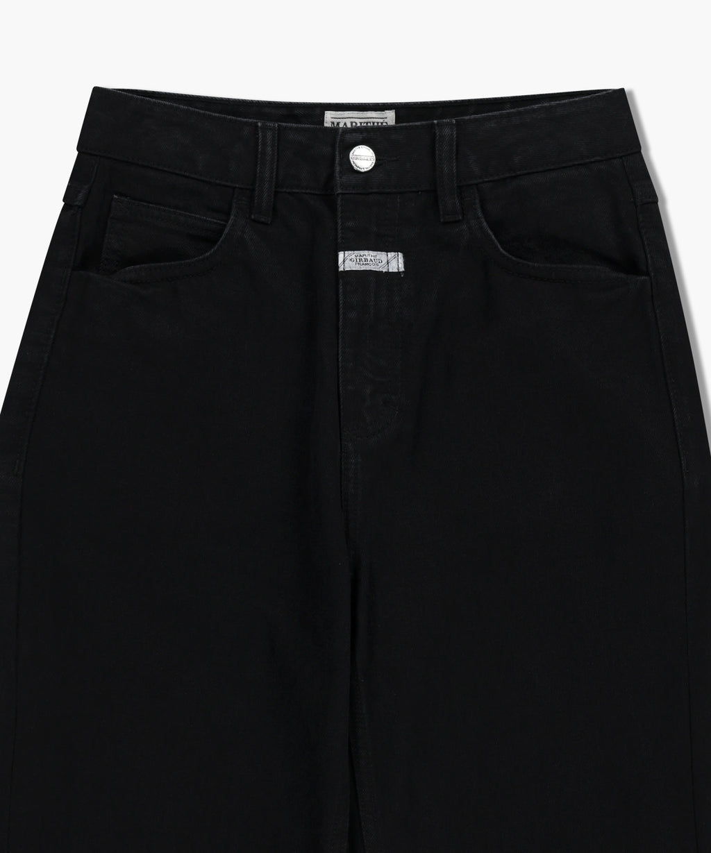 Marithe & Francois Girbaud - Slim Boot-cut Denim Pants (Black) product image 8 | TRAB K-Fashion Australia