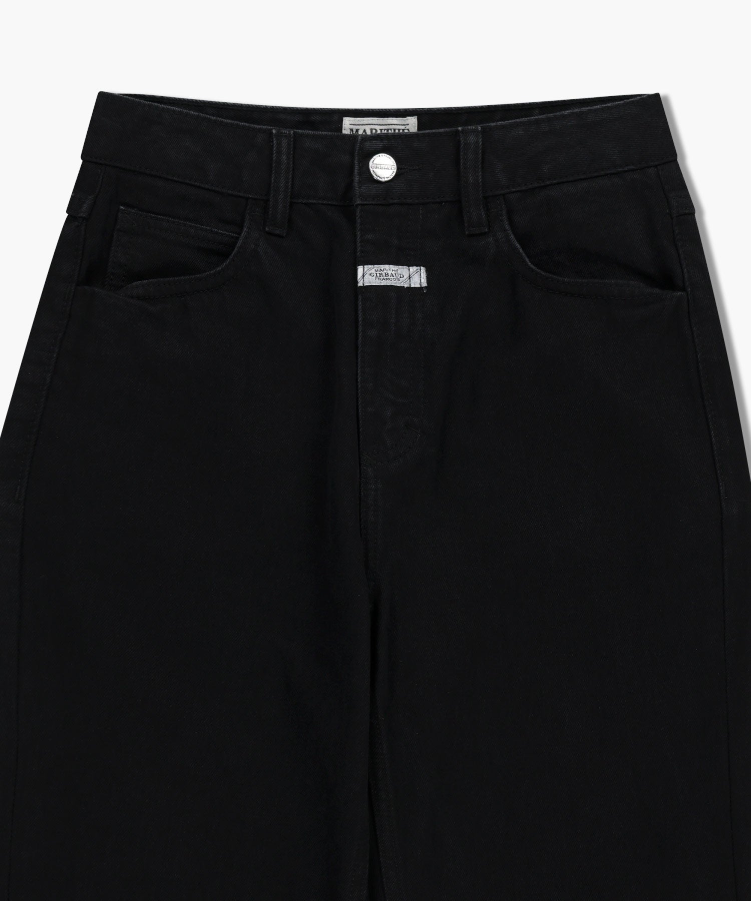 Marithe & Francois Girbaud - Slim Boot-cut Denim Pants (Black) product image 8 | TRAB K-Fashion Australia