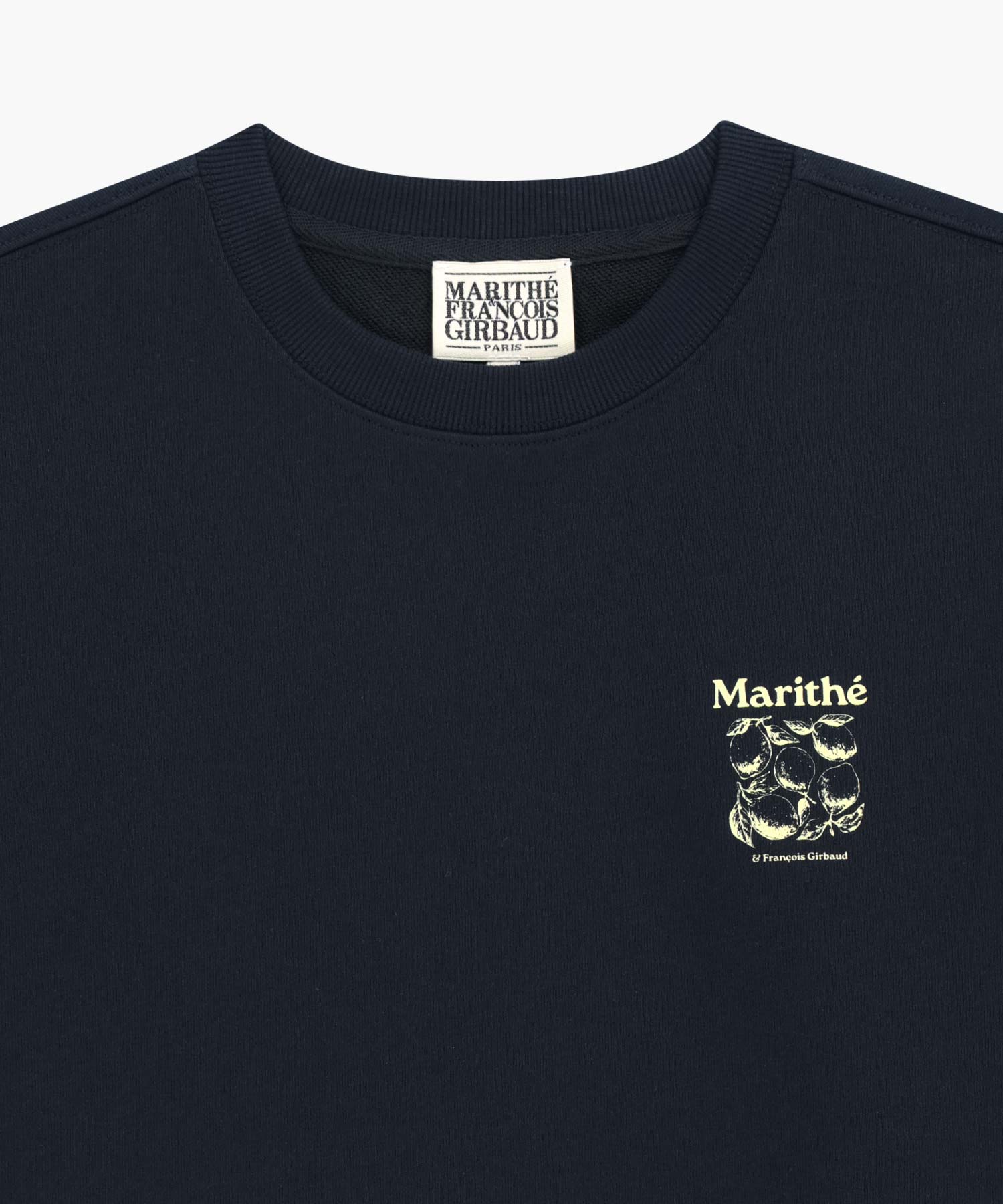 Marithe & Francois Girbaud - Lemon Graphic Oversized Sweatshirt (Navy) product image 8 | TRAB K-Fashion Australia