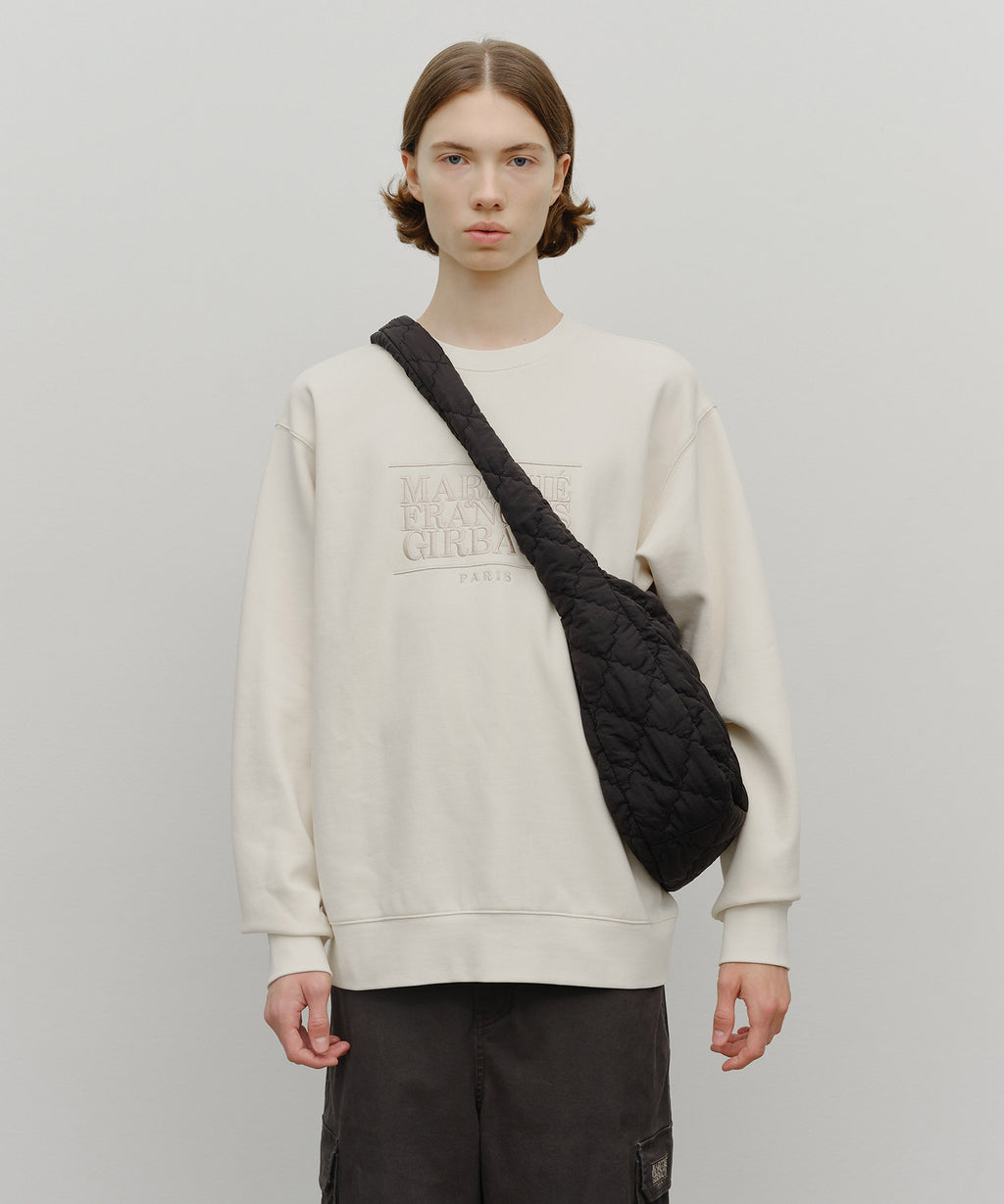 Marithe & Francois Girbaud - Classic Logo Padding Cross Bag (Black) product image 8 | TRAB K-Fashion Australia