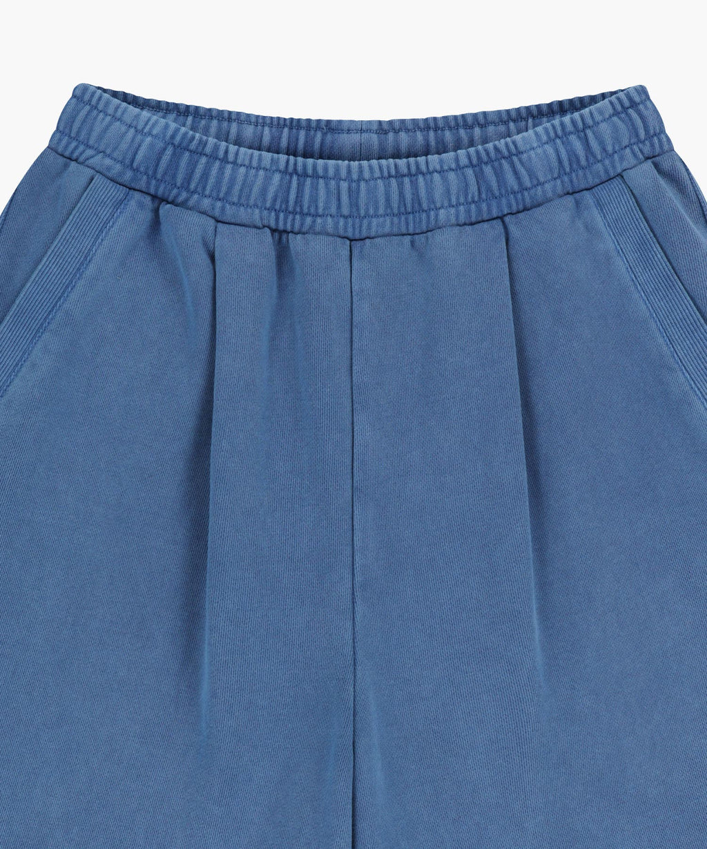 Marithe & Francois Girbaud - Outline Classic Logo Dyeing Bermuda Sweat Shorts (Blue) product image 8 | TRAB K-Fashion Australia