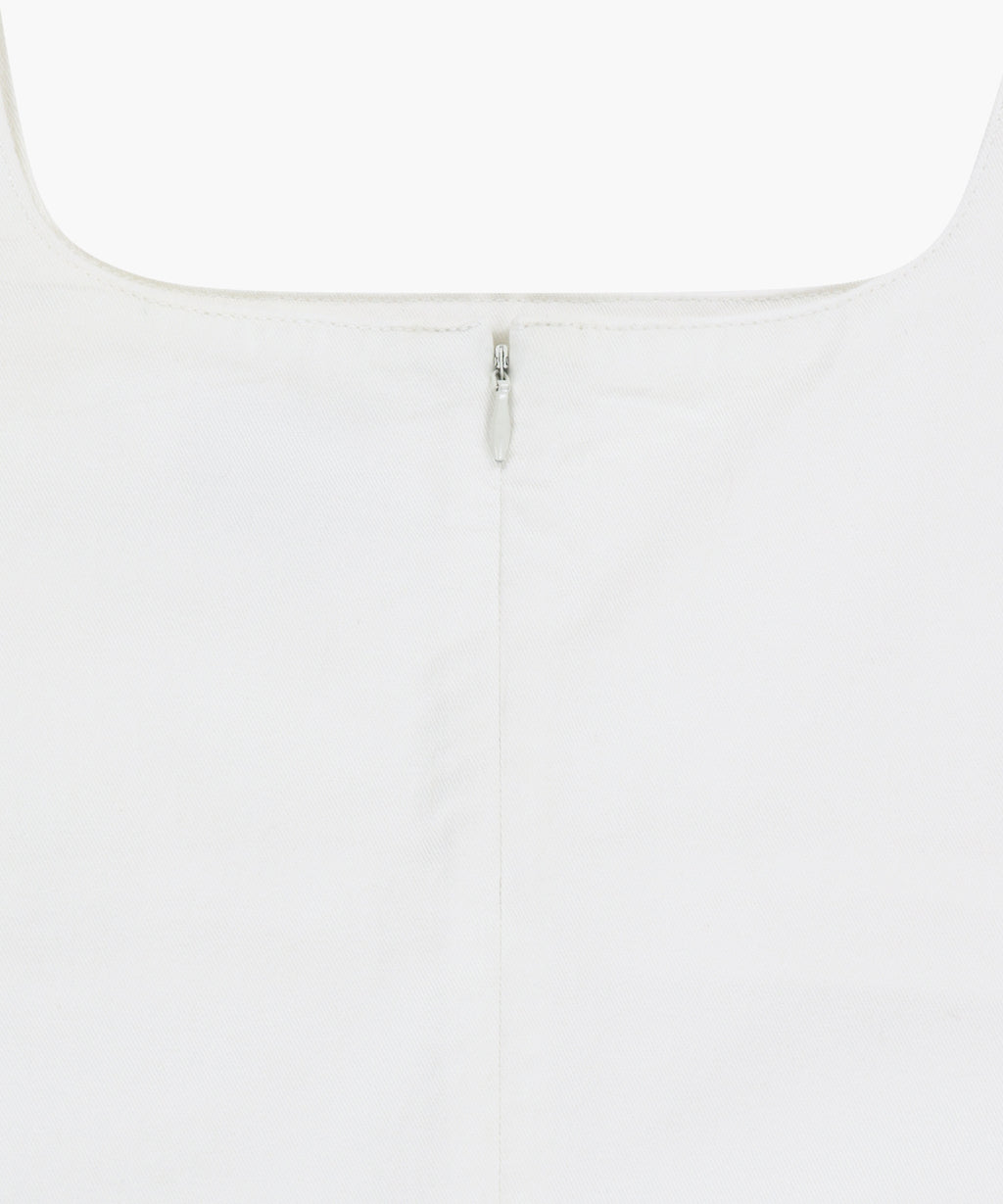 Marithe & Francois Girbaud - Denim Sleeveless Dress (Off White) product image 8 | TRAB K-Fashion Australia