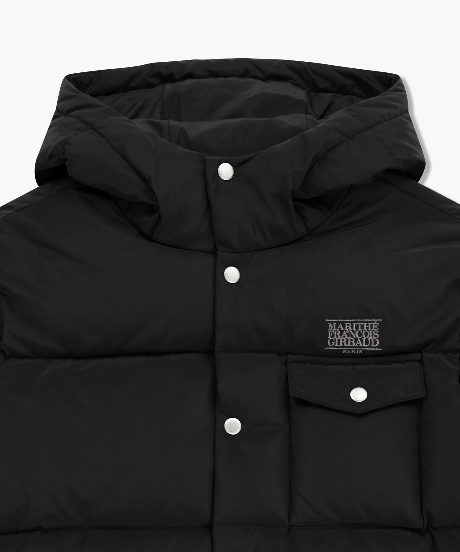 Marithe & Francois Girbaud - Hooded Chest Pocket Down Jacket (Black) product image 8 | TRAB K-Fashion Australia