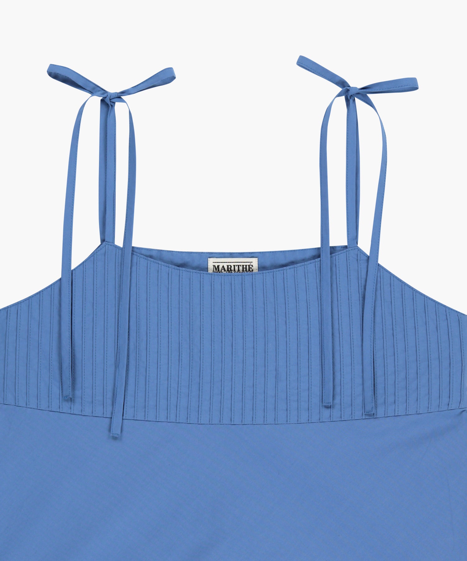 Marithe & Francois Girbaud - Pintuck Camisole Blouse (Blue) product image 8 | TRAB K-Fashion Australia