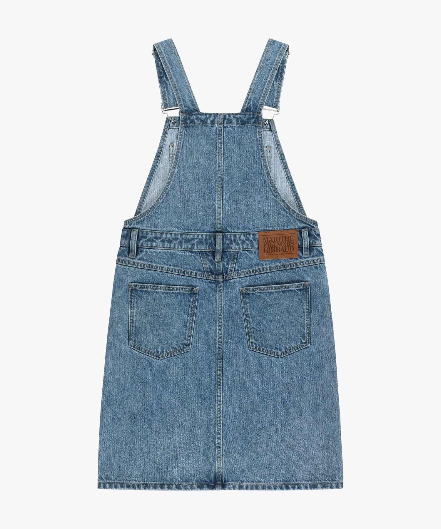Marithe & Francois Girbaud - Denim Overall Midi Skirt (Blue) product image 8 | TRAB K-Fashion Australia
