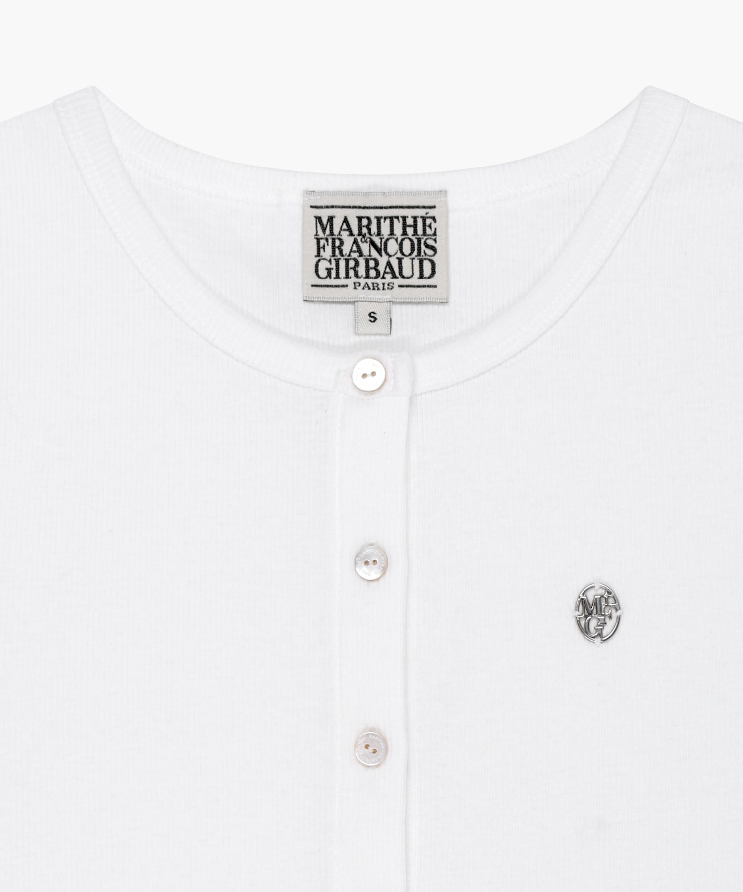 Marithe & Francois Girbaud - Button Up Sleeveless (White) product image 8 | TRAB K-Fashion Australia