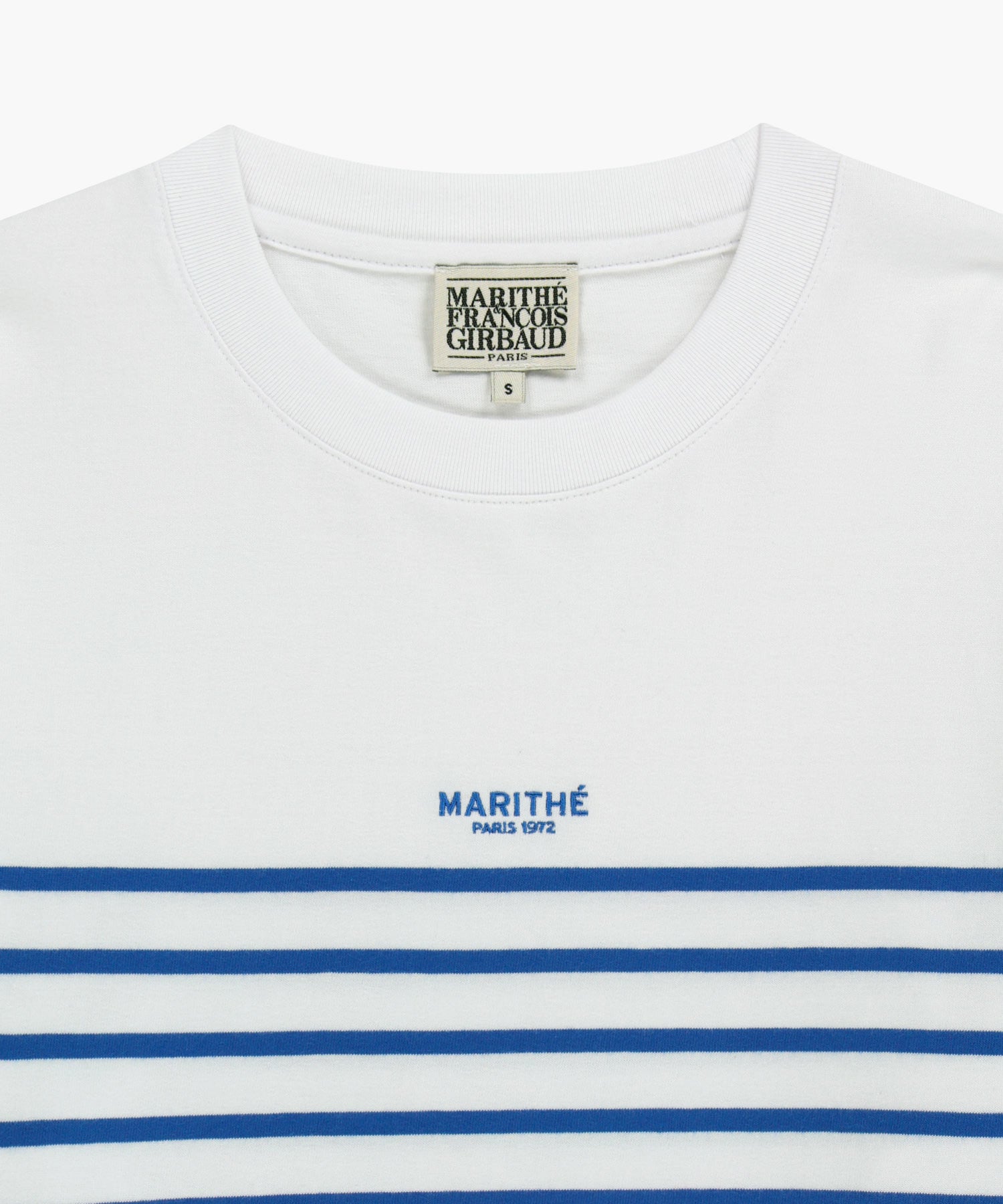 Marithe & Francois Girbaud - Block Stripe Long Sleeve Tee (Blue) product image 8 | TRAB K-Fashion Australia