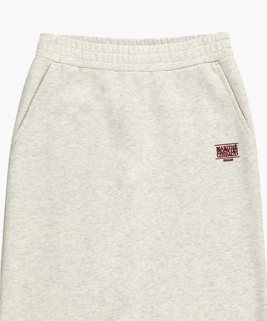 Marithe & Francois Girbaud - Classic Logo Sweat Long Skirt (Oatmeal) product image 8 | TRAB K-Fashion Australia