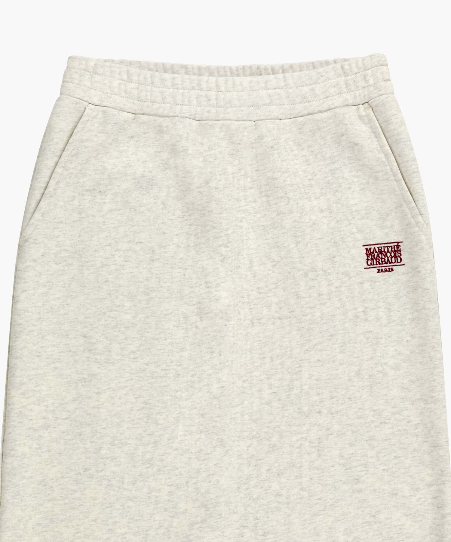 Marithe & Francois Girbaud - Classic Logo Sweat Long Skirt (Oatmeal) product image 8 | TRAB K-Fashion Australia