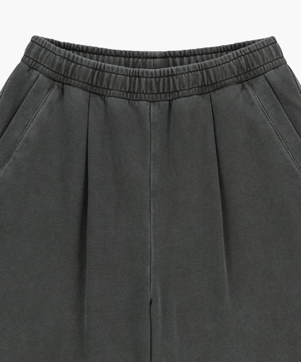 Marithe & Francois Girbaud - Outline Classic Logo Dyeing Bermuda Sweat Shorts (Charcoal) product image 8 | TRAB K-Fashion Australia
