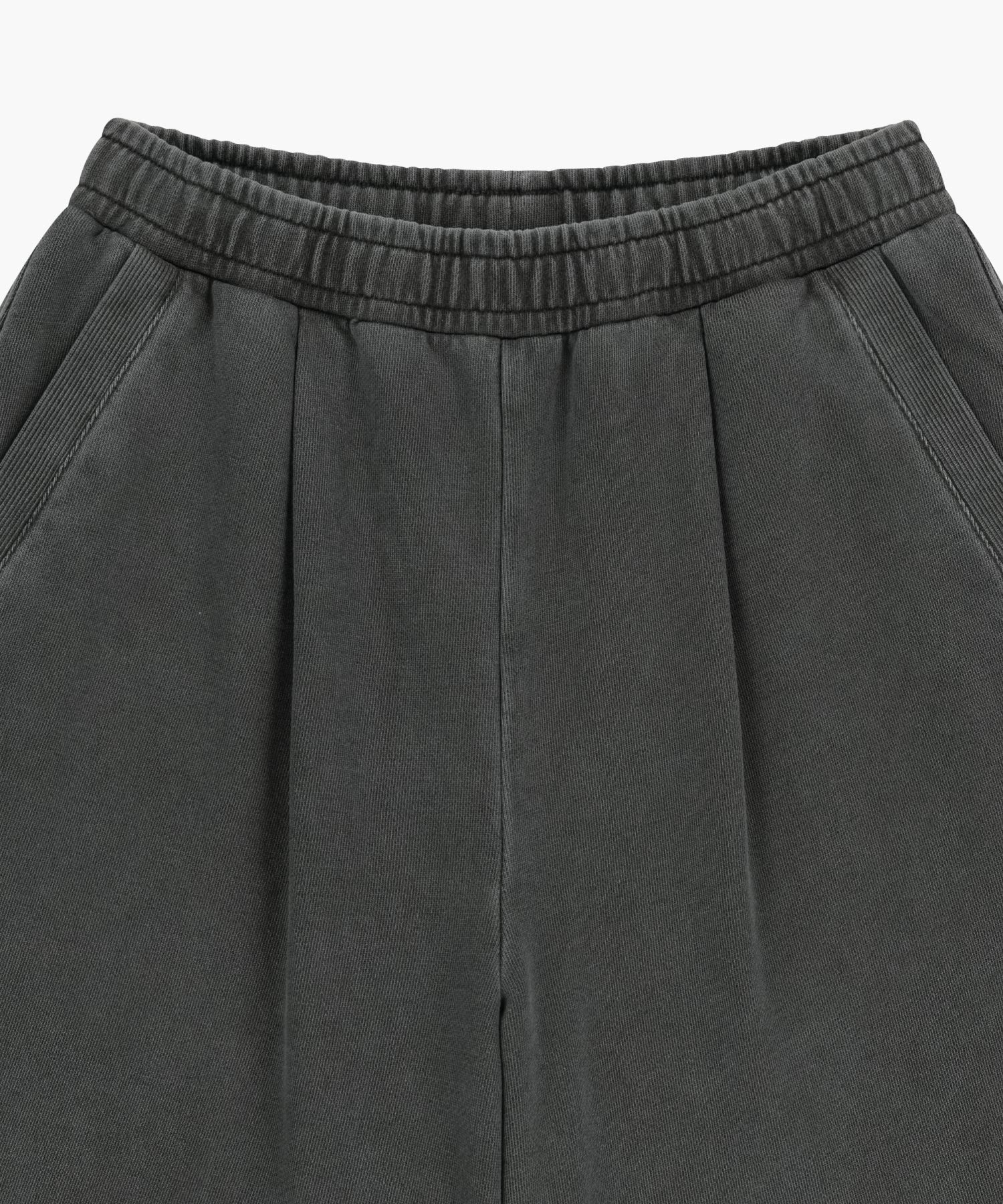 Marithe & Francois Girbaud - Outline Classic Logo Dyeing Bermuda Sweat Shorts (Charcoal) product image 8 | TRAB K-Fashion Australia