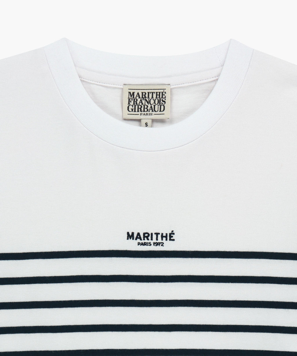 Marithe & Francois Girbaud - Block Stripe Long Sleeve Tee (Navy) product image 11 | TRAB K-Fashion Australia