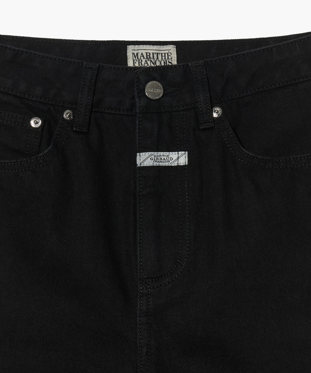 Marithe & Francois Girbaud - Long Bermuda Denim Pants (Black) product image 8 | TRAB K-Fashion Australia
