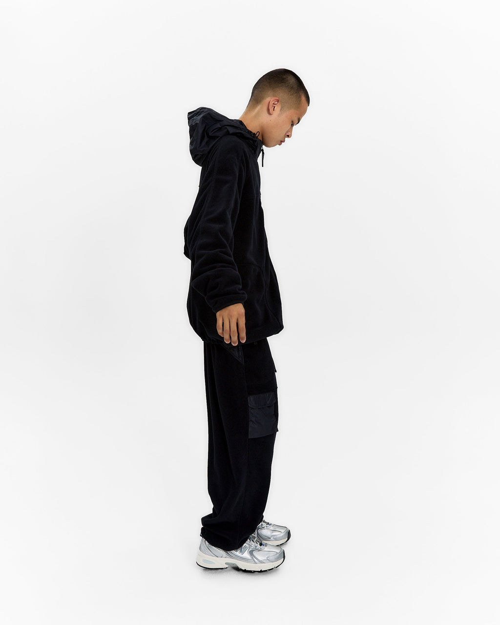 yeseyesee - Y.E.S Fleece Full Zip Jacket (Black) product image 12 | TRAB K-Fashion Australia