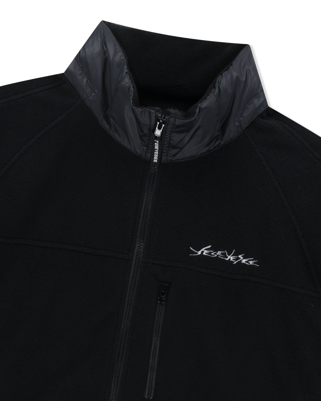 yeseyesee - Y.E.S Fleece Full Zip Jacket (Black) product image 8 | TRAB K-Fashion Australia