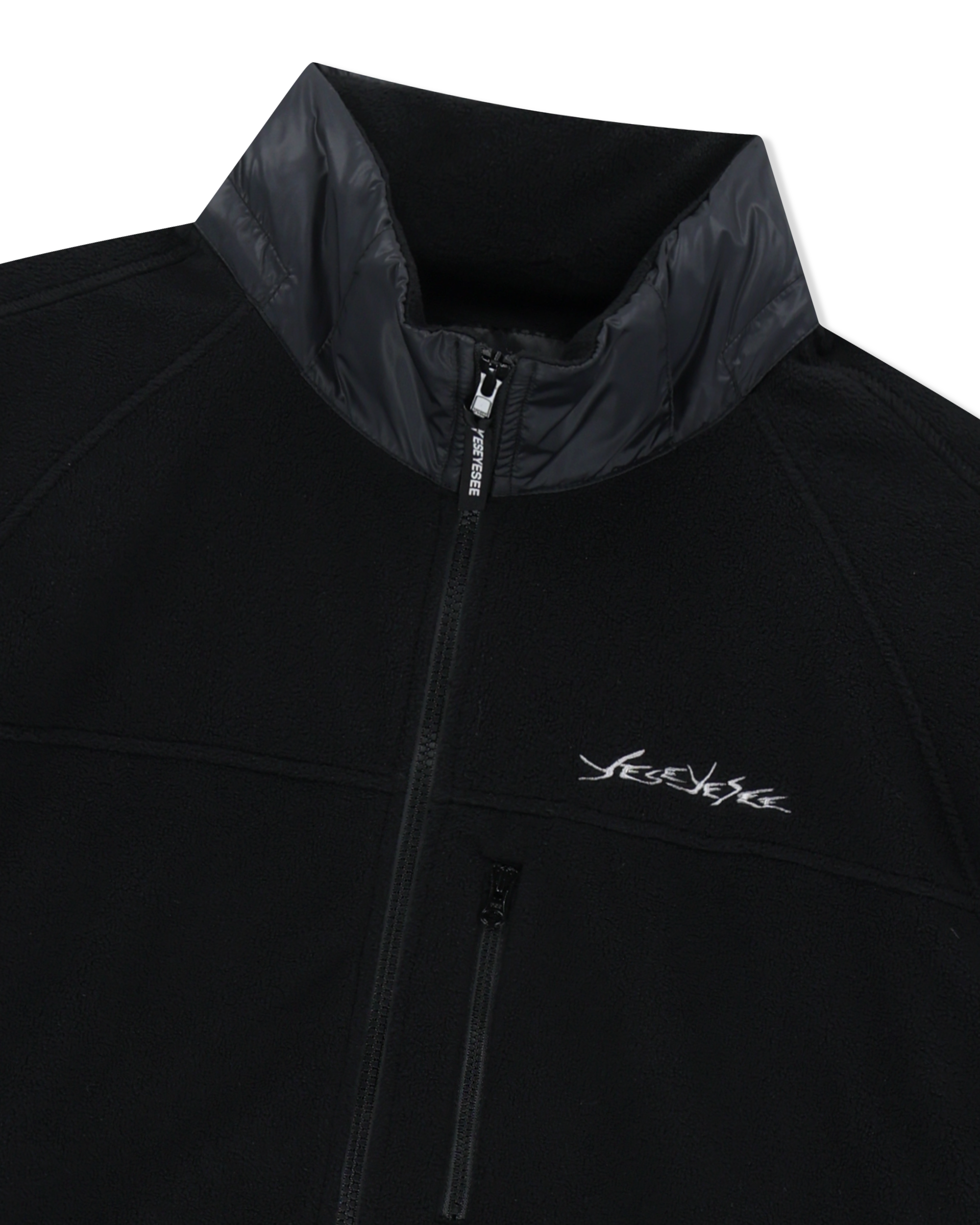 yeseyesee - Y.E.S Fleece Full Zip Jacket (Black) product image 8 | TRAB K-Fashion Australia