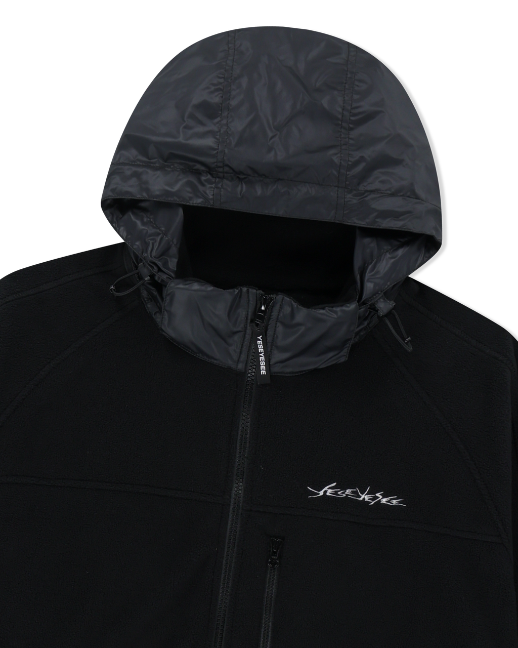 yeseyesee - Y.E.S Fleece Full Zip Jacket (Black) product image 9 | TRAB K-Fashion Australia