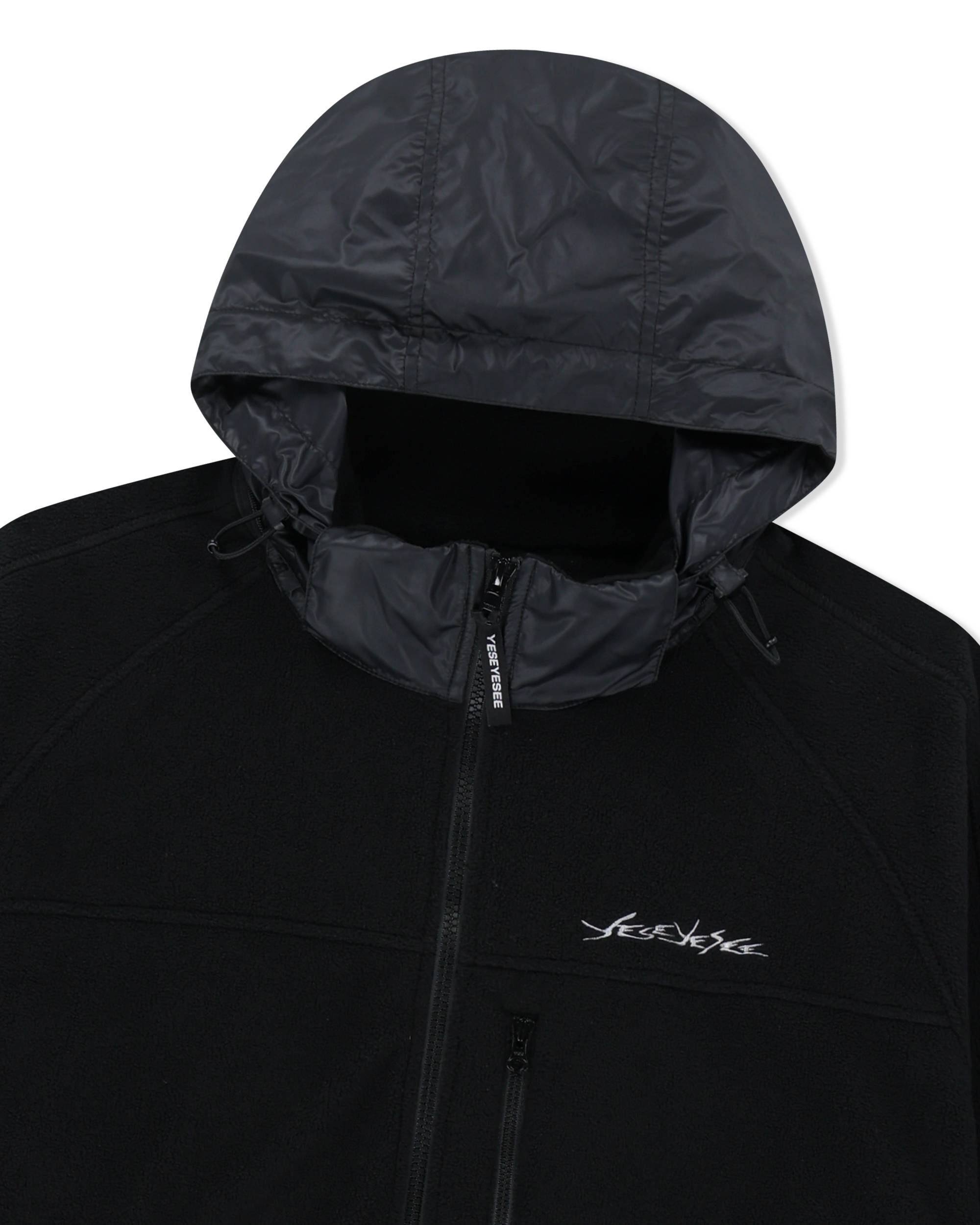 yeseyesee - Y.E.S Fleece Full Zip Jacket (Black) product image 9 | TRAB K-Fashion Australia