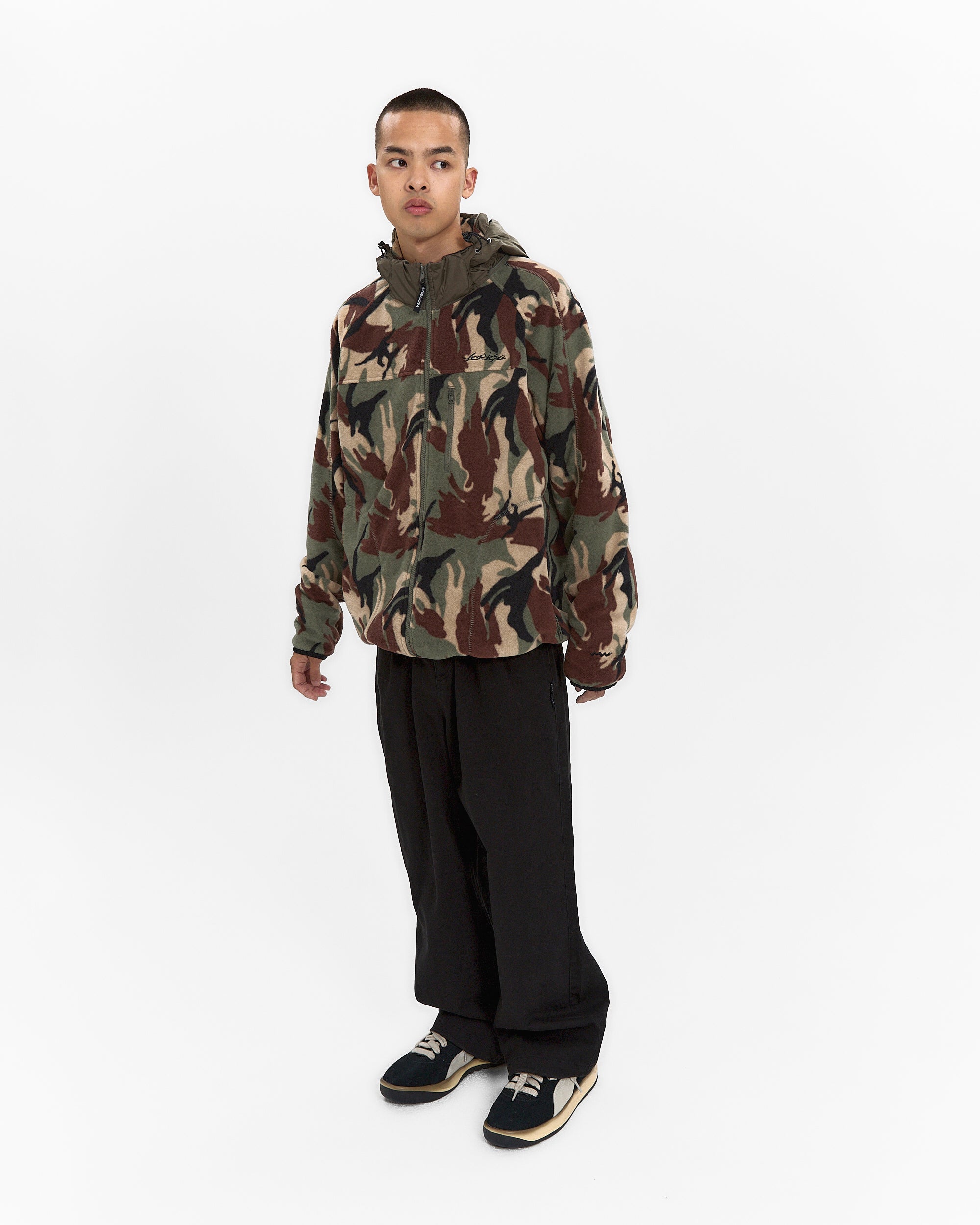 yeseyesee - Y.E.S Fleece Full Zip Jacket (Camo) product image 11 | TRAB K-Fashion Australia