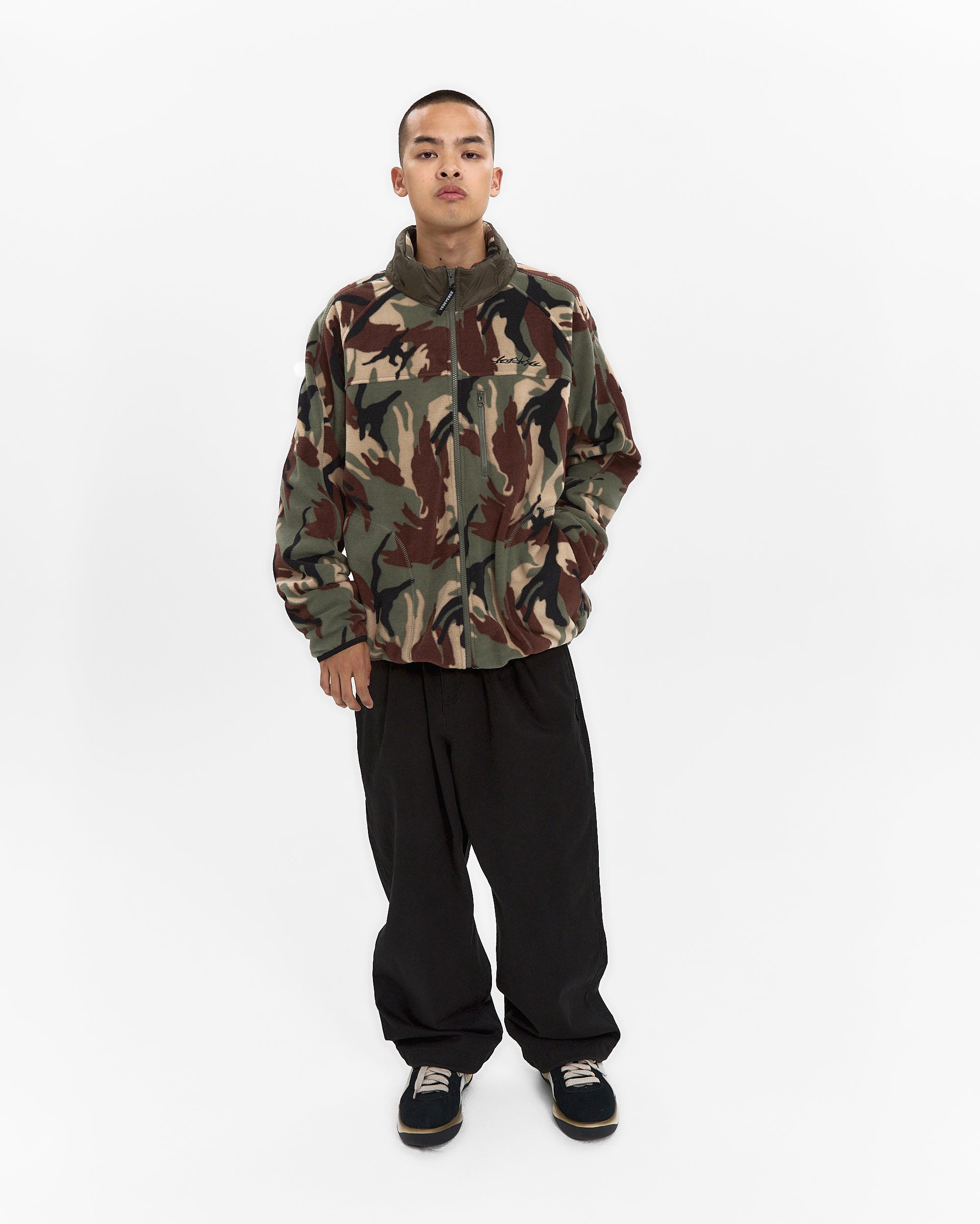 yeseyesee - Y.E.S Fleece Full Zip Jacket (Camo) product image 13 | TRAB K-Fashion Australia