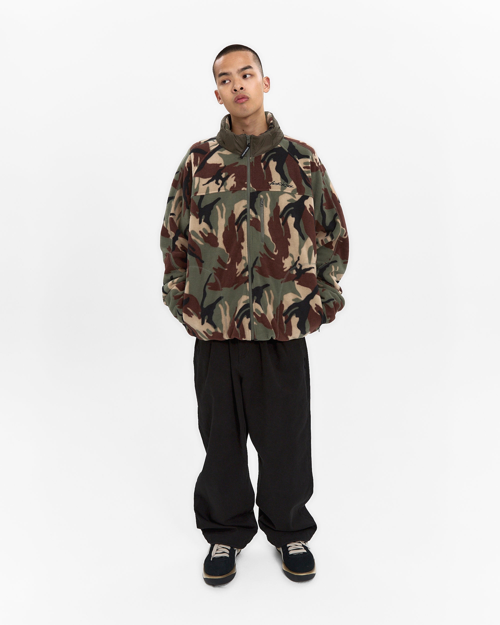 yeseyesee - Y.E.S Fleece Full Zip Jacket (Camo) product image 15 | TRAB K-Fashion Australia