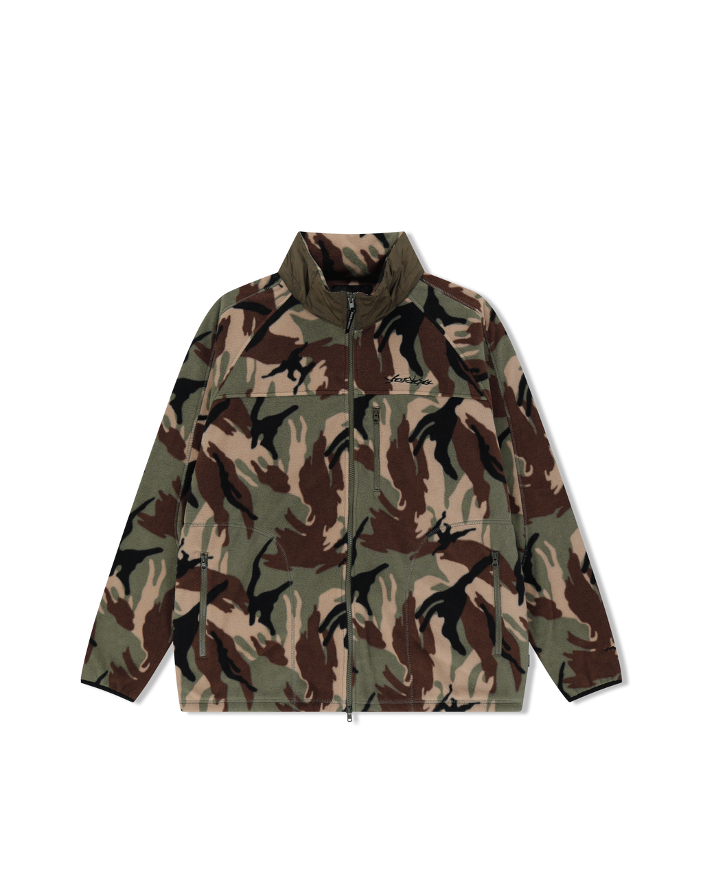 yeseyesee - Y.E.S Fleece Full Zip Jacket (Camo) product image 3 | TRAB K-Fashion Australia