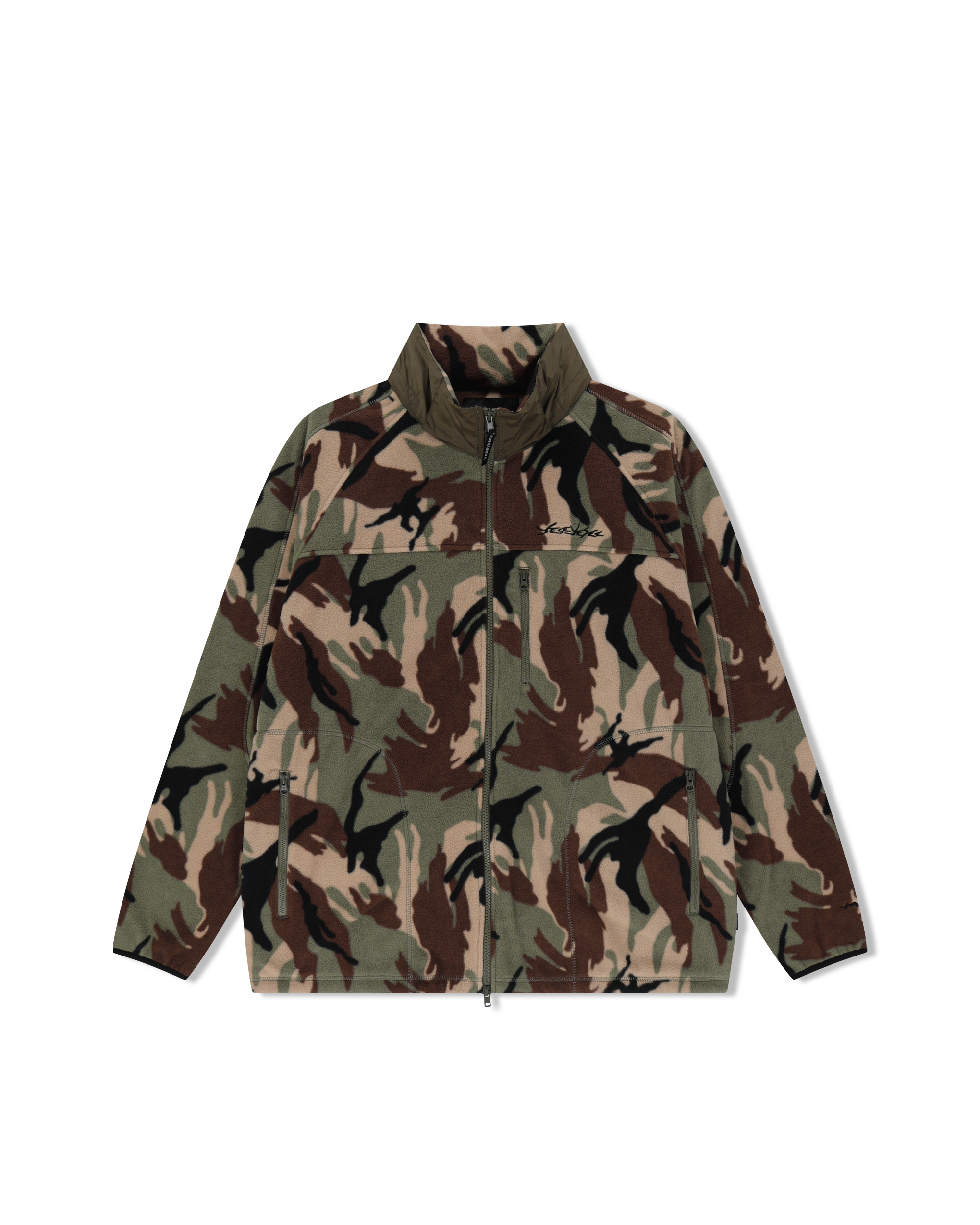 yeseyesee - Y.E.S Fleece Full Zip Jacket (Camo) product image 3 | TRAB K-Fashion Australia