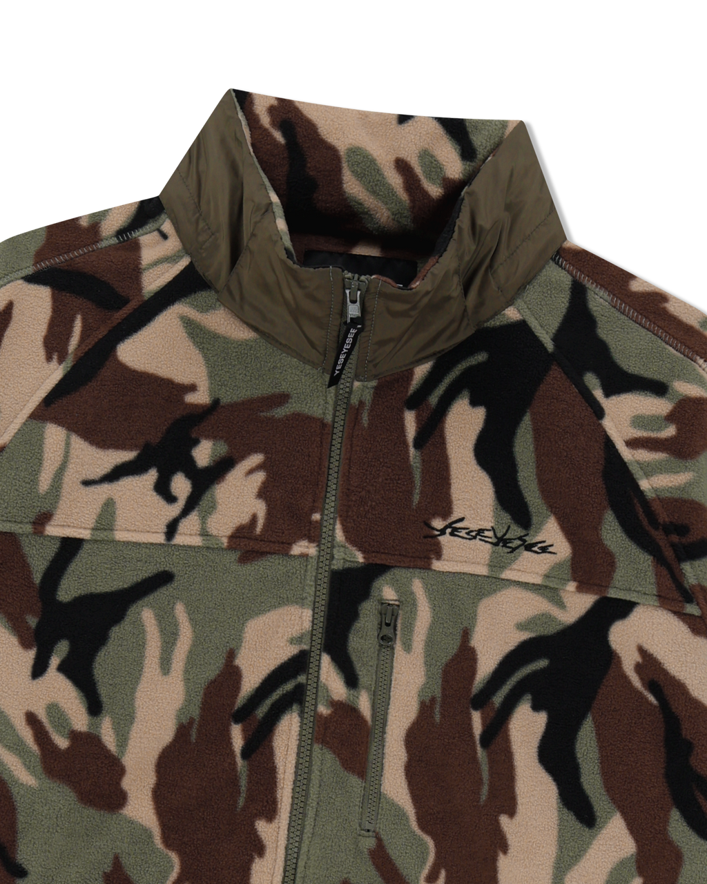 yeseyesee - Y.E.S Fleece Full Zip Jacket (Camo) product image 8 | TRAB K-Fashion Australia
