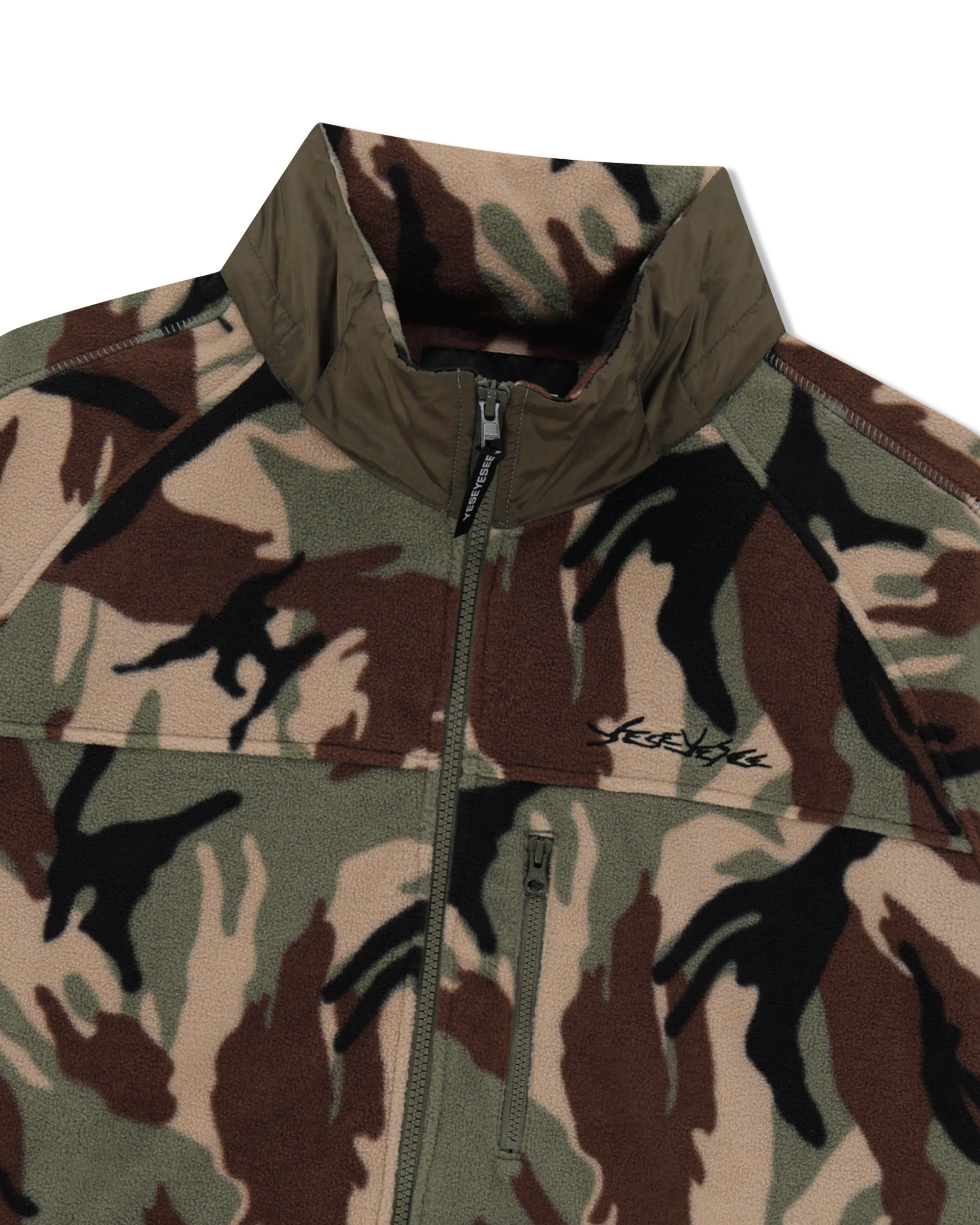yeseyesee - Y.E.S Fleece Full Zip Jacket (Camo) product image 8 | TRAB K-Fashion Australia