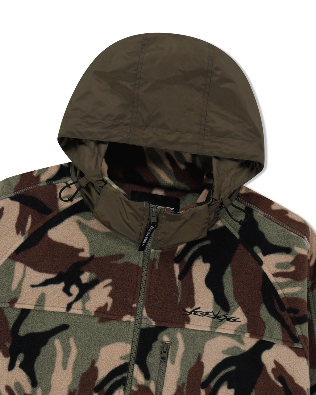 yeseyesee - Y.E.S Fleece Full Zip Jacket (Camo) product image 9 | TRAB K-Fashion Australia