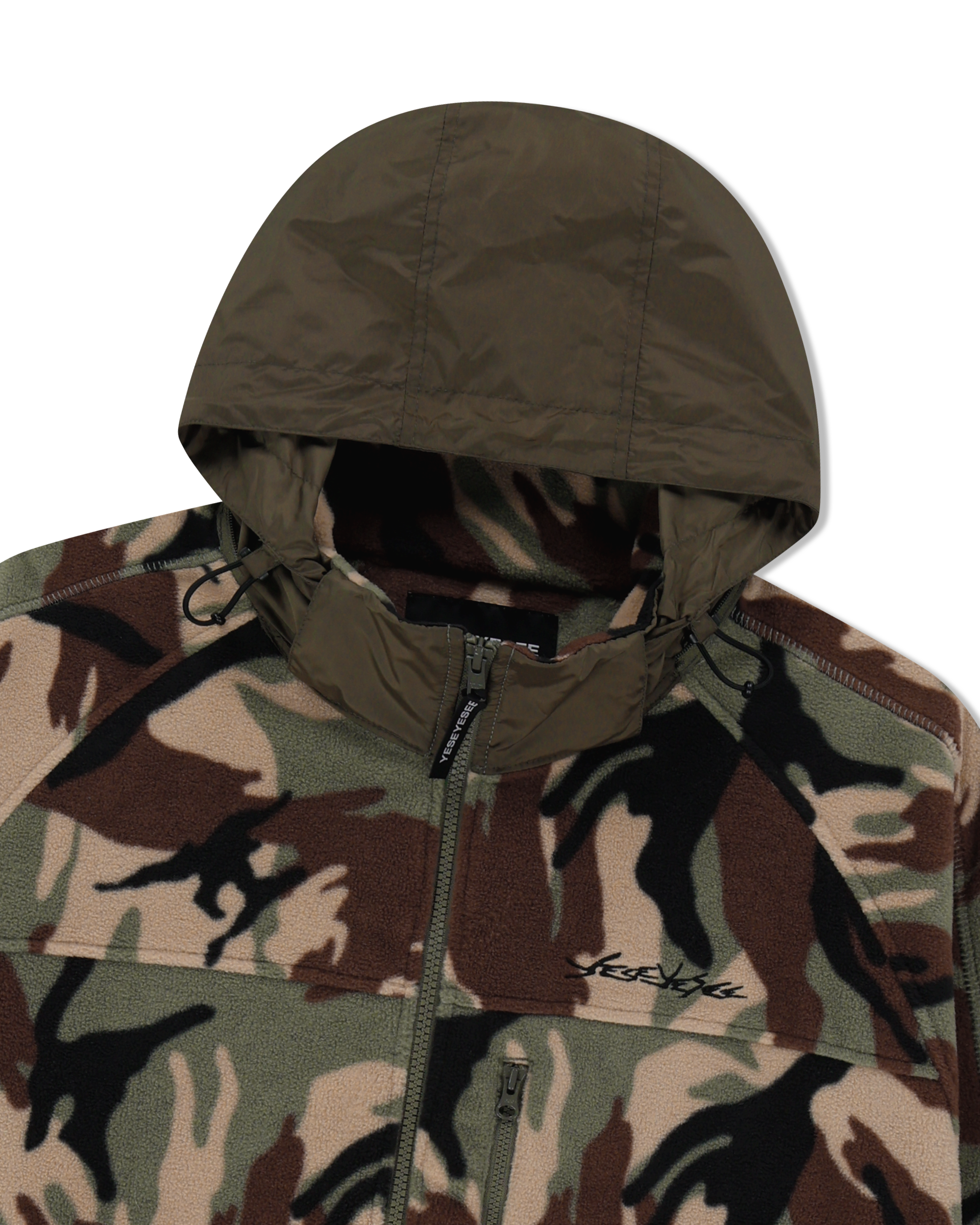 yeseyesee - Y.E.S Fleece Full Zip Jacket (Camo) product image 9 | TRAB K-Fashion Australia
