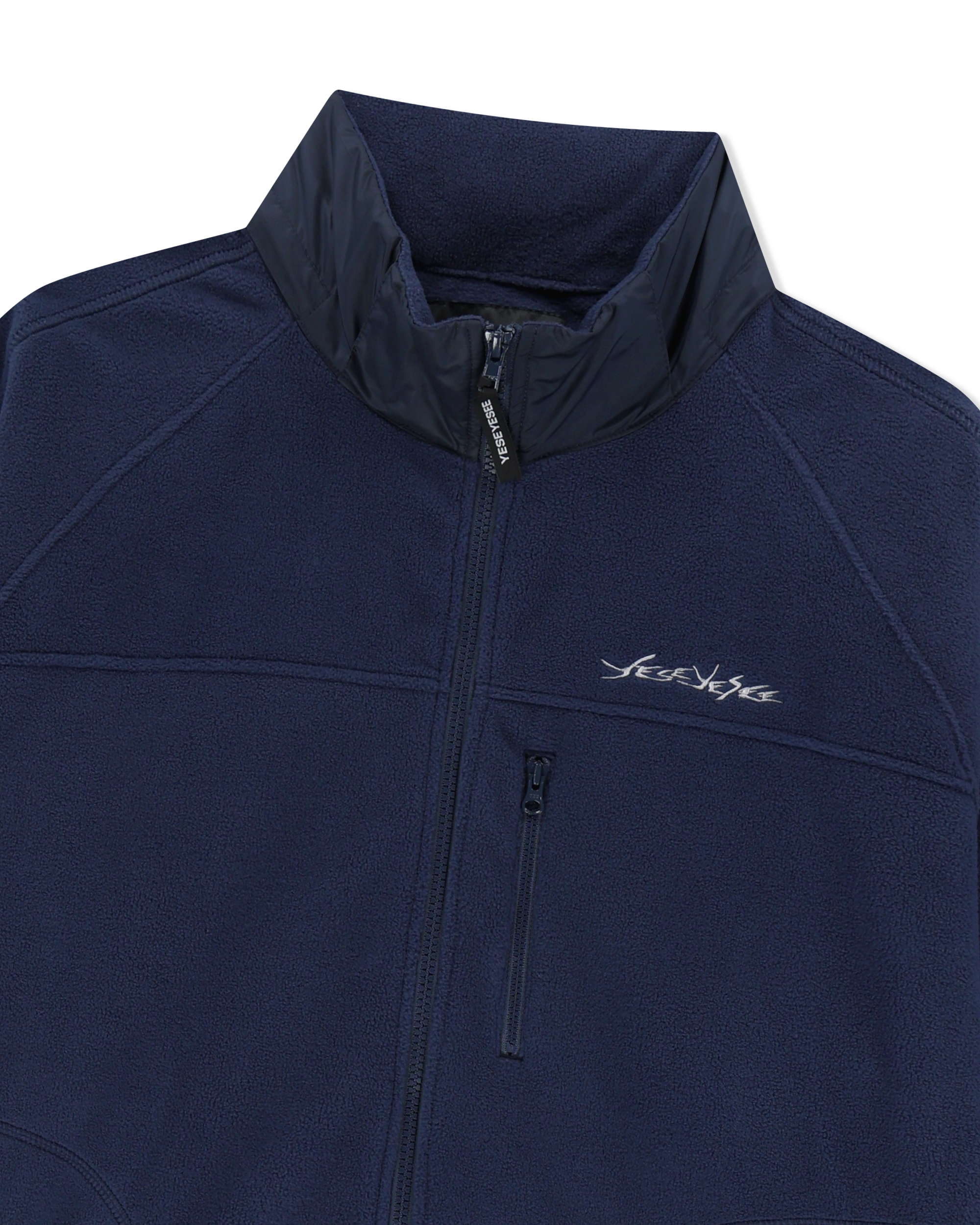 yeseyesee - Y.E.S Fleece Full Zip Jacket (Navy) product image 8 | TRAB K-Fashion Australia